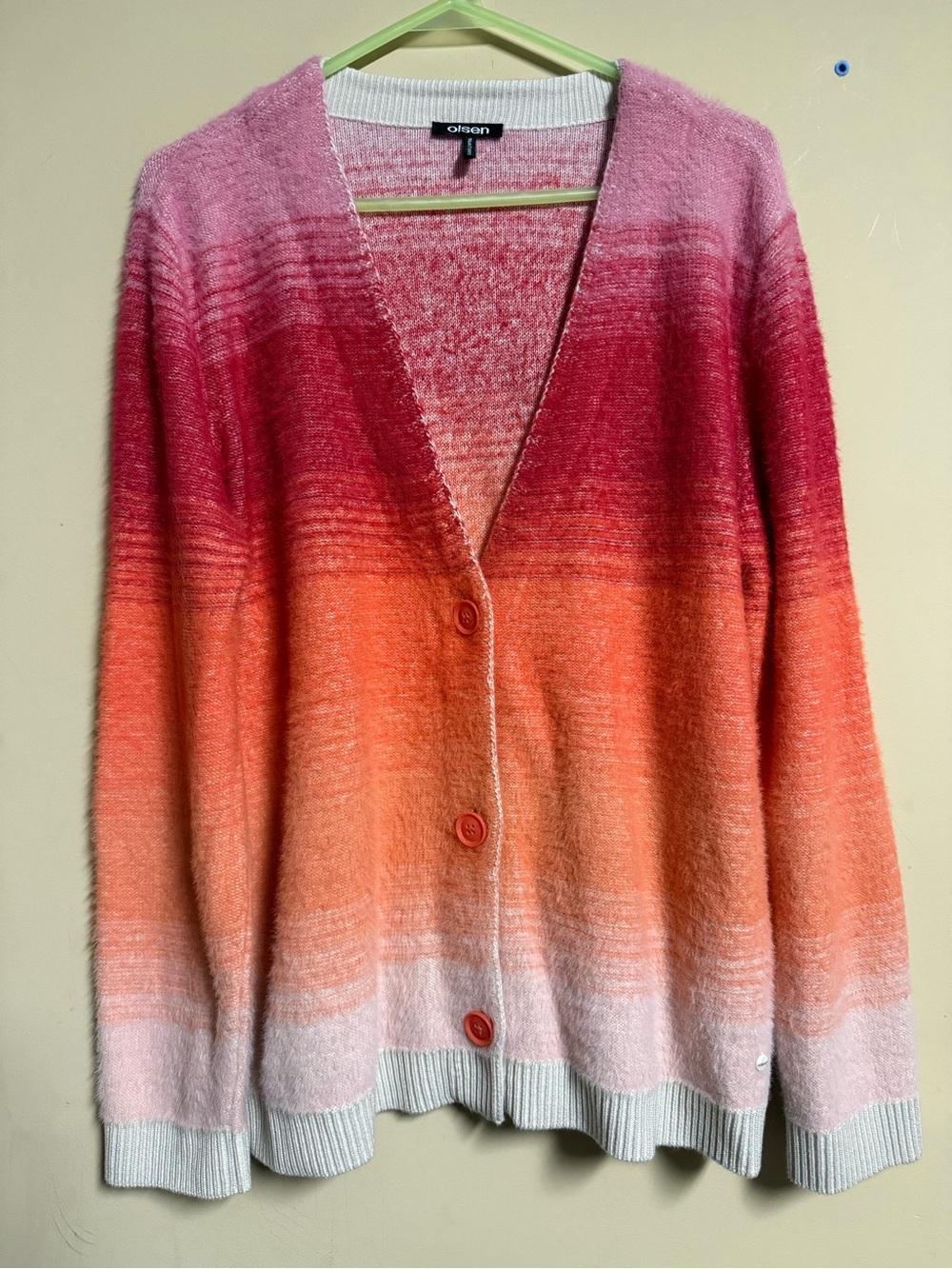 Olsen Ombre Sunset Cardigan
Size M/L